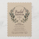 Search for kraft bridal shower invitations Watercolor