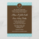 Search for brown damask wedding invitations Bride
