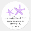 Search for purple starfish stickers Beach