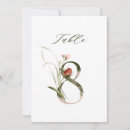 Search for bridal shower table cards Greenery