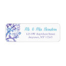 Search for purple tree return address labels Watercolor