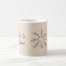 Search for gold snowflake coffee mugs White