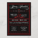 Search for vintage hollywood invitations Black