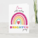 Search for brighten day cards Rainbow