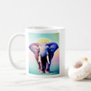 Search for elephant art mugs Animal lovers