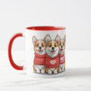 Search for valentine corgi mugs Animal