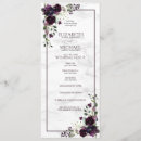 Search for formal wedding programs Order of service
