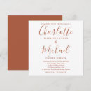 Search for rust square invitations Burnt orange