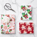 Search for christmas little girl wrapping paper Gingerbread