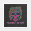 Search for sugar skull napkins Spooky