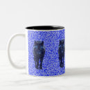 Search for distorted face mugs Blue