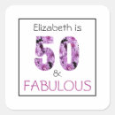 Search for 50 and fabulous birthday stickers 50 years old fifty