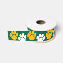 Search for paw print ribbon Gold