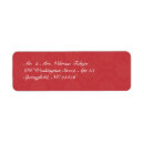 Search for red damask return address labels Hindu