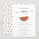 Search for watermelon 1st birthday invitations Unique