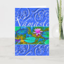 Search for namaste lotus cards Yoga