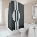 Search for gray and white stripe shower curtains Charcoal