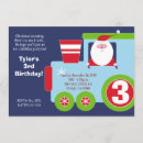Search for train christmas invitations Santa claus