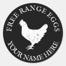 Search for free range stickers Rooster