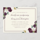Search for deep purple invitations Classy