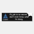 Search for top secret bumper stickers Illuminati
