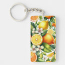 Search for orange fruit key rings Green leaves
