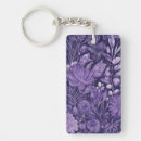 Search for flowers designs rectangular key rings Garden