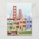 Search for victorian houses postcards Golden gate bridge