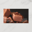 Search for fudge business cards Chocolate