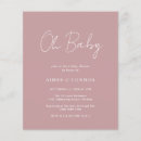 Search for paper baby shower invitations Simple