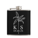 Search for monogram flasks Bridal shower