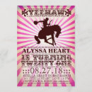 Search for country 21st birthday invitations Cowgirl