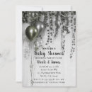 Search for metallic baby shower invitations Elegant