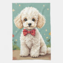 Search for poodle tea towels Puppy
