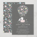 Search for flower air invitations Hot air balloon