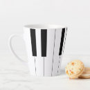 Search for cool piano coffee mugs Black and white