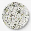 Search for mushrooms paper plates Boy baby shower