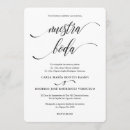 Search for nuestra wedding invitations White
