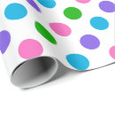 Search for blue polka dot wrapping paper Pink polka dots