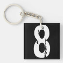 Search for number 8 key rings Numbers