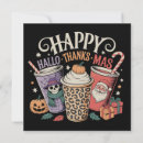 Search for thanksgiving christmas cards Santa