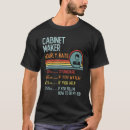 Search for cabinet maker tshirts Retro