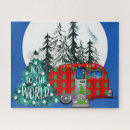 Search for camper puzzles Watercolor