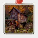 Search for milled christmas tree decorations Glade creek grist mill