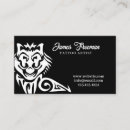 Search for wolf business cards Tribal