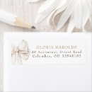 Search for bow wedding return address labels Bridal shower