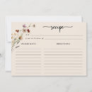 Search for recipe cards Watercolor floral