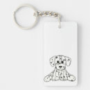 Search for canine rectangular key rings Simple