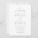 Search for plain white wedding invitations Classic