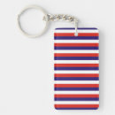 Search for blue and white stripes key rings Flag